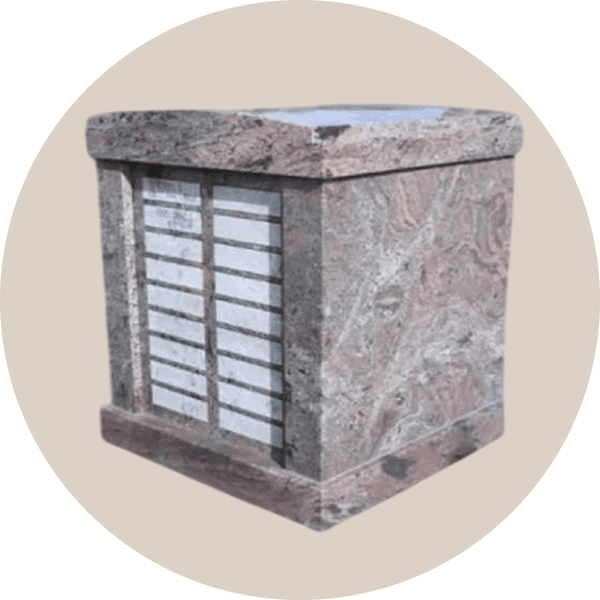 Himalayan Blue Granite Heritage Family Columbarium